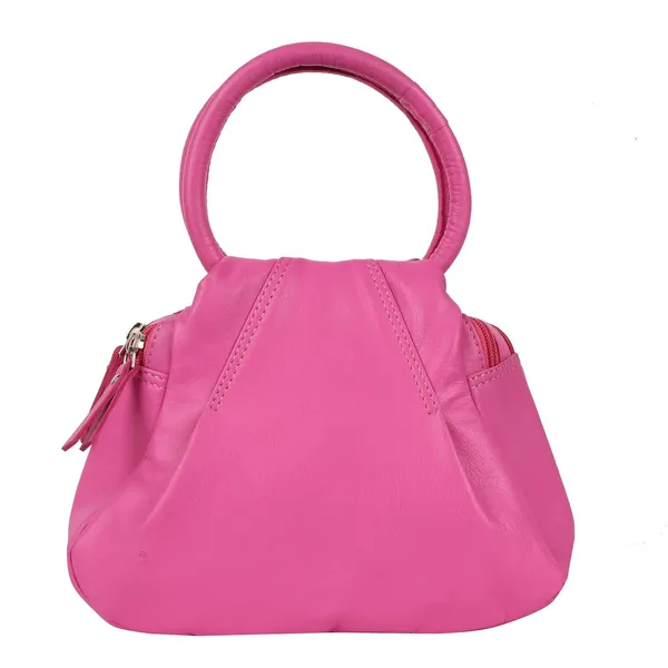 Baby_Pink_Genuine_Leather_Handcrafted_Mini_Handheld_Bag_For_Women
