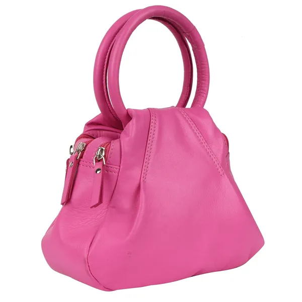 Baby_Pink_Genuine_Leather_Handcrafted_Mini_Handheld_Bag_For_Women