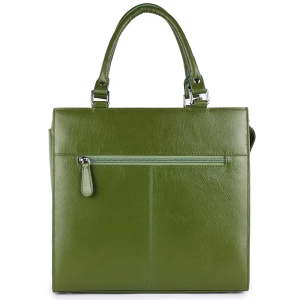Green_Genuine_Leather_Handcrafted_Mini_Handheld_Bag_For_Women