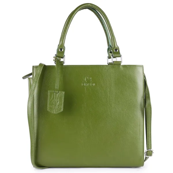 Green_Genuine_Leather_Handcrafted_Mini_Handheld_Bag_For_Women