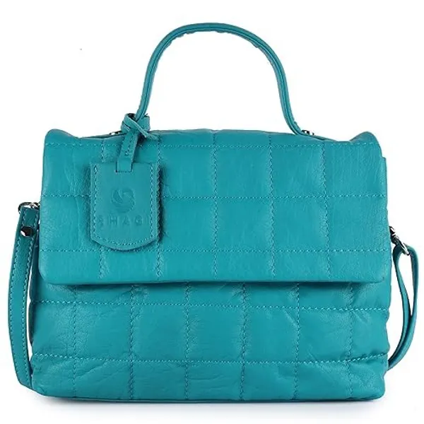 Turquoise_Genuine_Leather_Hand_Crafted_Solid_Satchel_For_Women