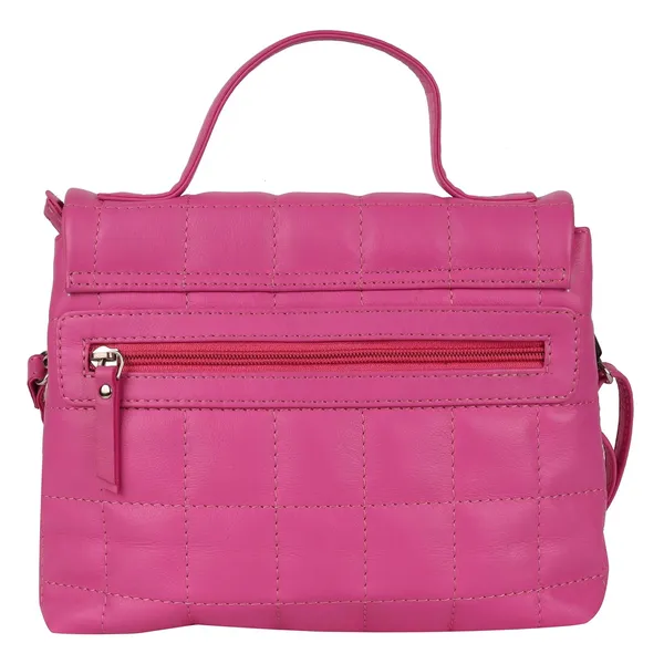 Pink_Genuine_Leather_Hand_Crafted_Solid_Satchel_For_Women