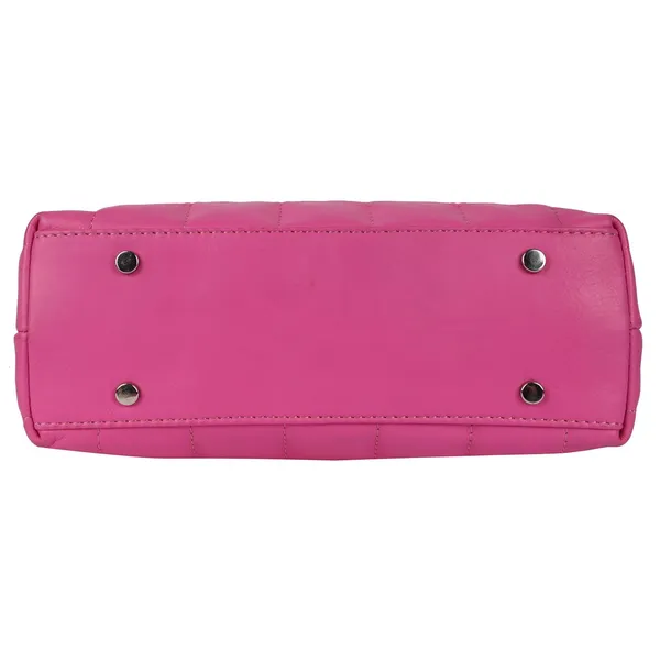 Pink_Genuine_Leather_Hand_Crafted_Solid_Satchel_For_Women