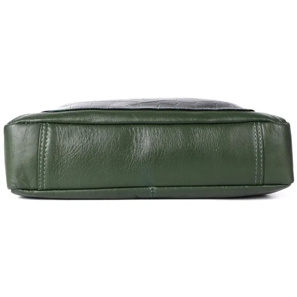 Dark_Green_Genuine_Leather_Hand_Crafted_Solid_Handbag_For_Women