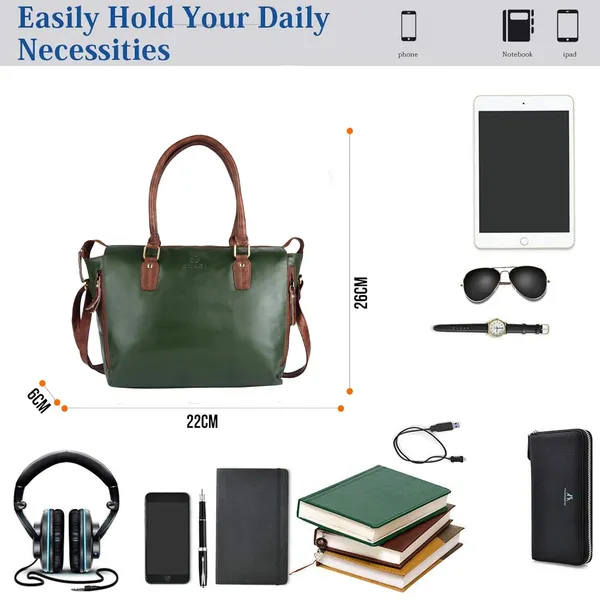 Dark_Green_Genuine_Leather_Hand_Crafted_Solid_Satchel_For_Women