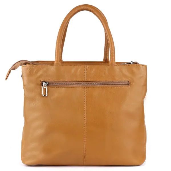 Honey_Yellow_Genuine_Leather_Hand_Crafted_Solid_Satchel_For_Women
