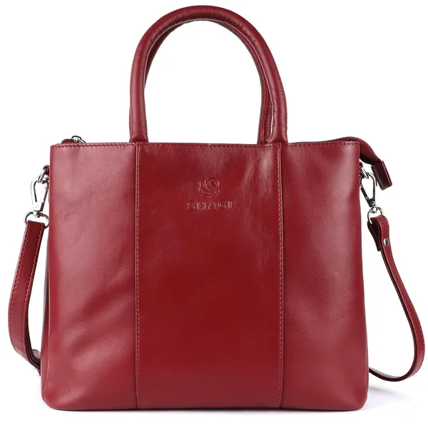 Maroon_Genuine_Leather_Hand_Crafted_Solid_Satchel_For_Women