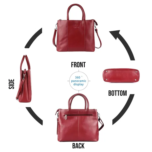 Maroon_Genuine_Leather_Hand_Crafted_Solid_Satchel_For_Women