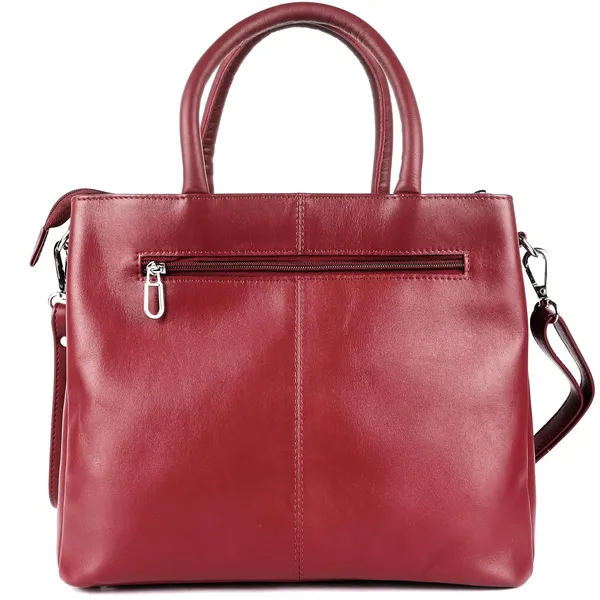 Maroon_Genuine_Leather_Hand_Crafted_Solid_Satchel_For_Women