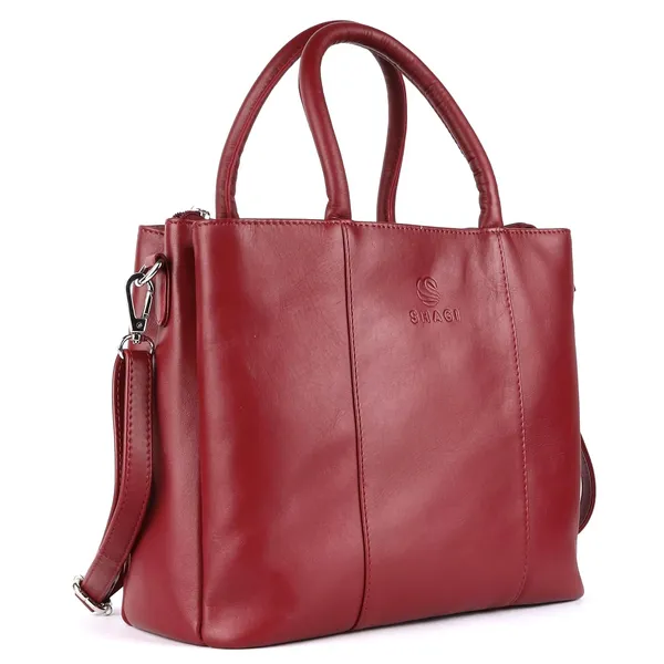 Maroon_Genuine_Leather_Hand_Crafted_Solid_Satchel_For_Women