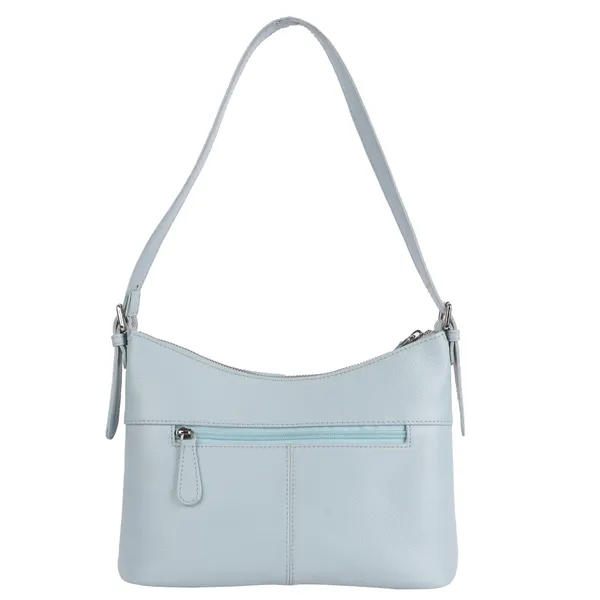 Grey_Detachable_Strap_&_Zip_Closure_Shoulder_Bag_For_Women