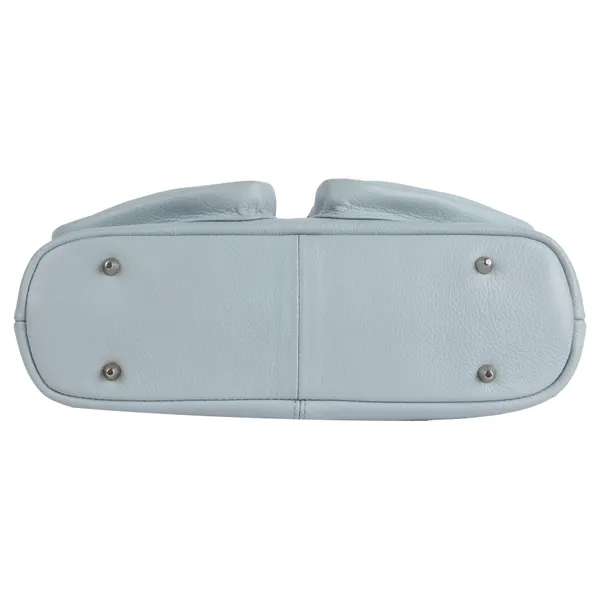 Grey_Detachable_Strap_&_Zip_Closure_Shoulder_Bag_For_Women