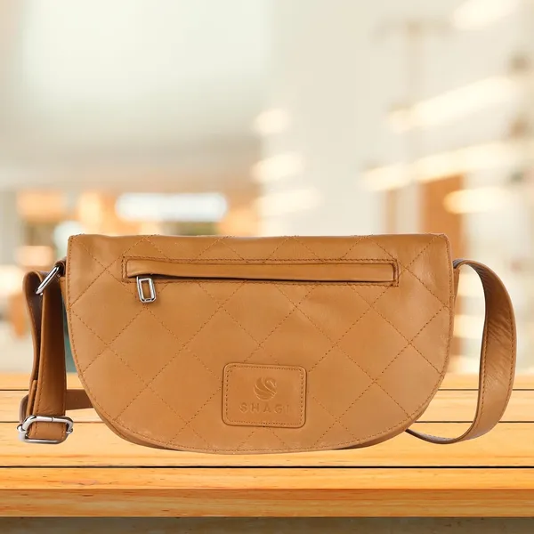 Tan_Genuine_Leather_Handcrafted_Shoulder_Bag_For_Women