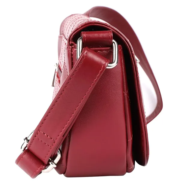 Maroon_Genuine_Leather_Handcrafted_Shoulder_Bag_For_Women