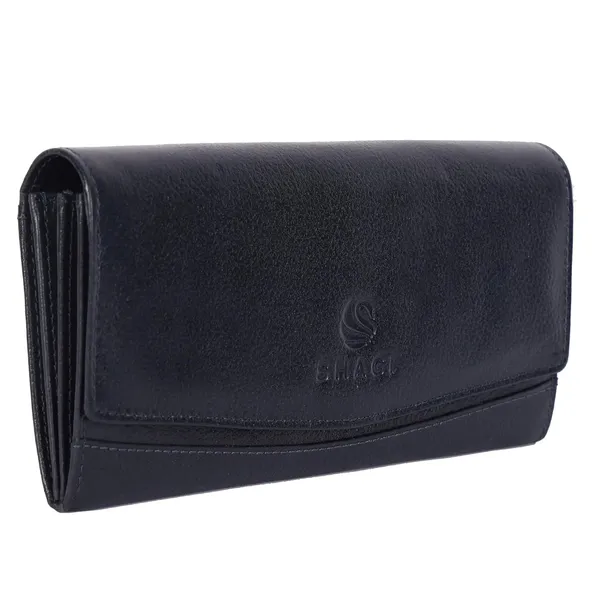 Dark_Blue_Genuine_Leather_Hand_Crafted_With_Snap_Closure_Clutch_For_Women