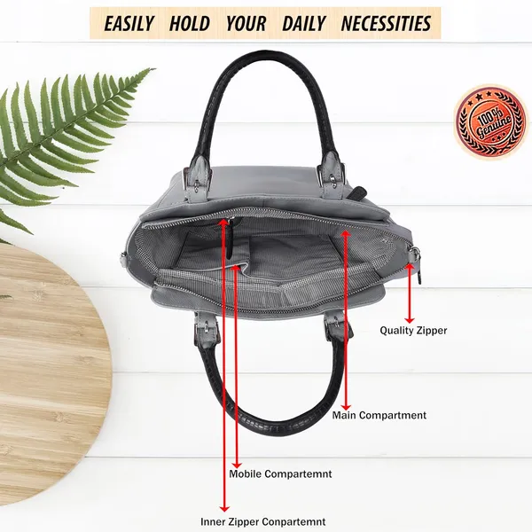 Grey_&_Black_Genuine_Leather_Hand_Crafted_Solid_Satchel_For_Women
