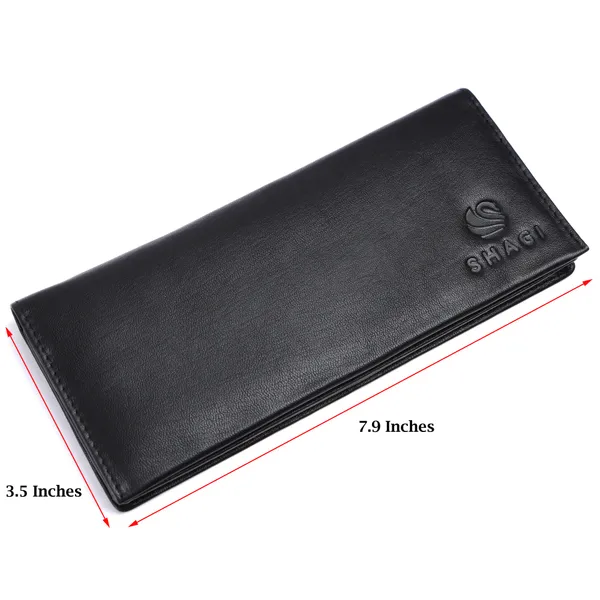 Black_Genuine_Leather_Hand_Crafted_Slim_Clutch_For_Women