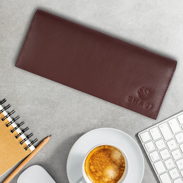 Brown_Genuine_Leather_Hand_Crafted_Slim_Clutch_For_Women