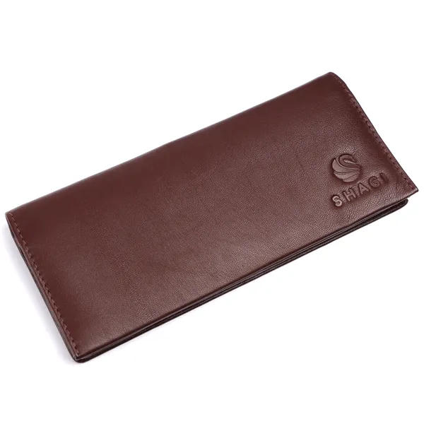 Brown_Genuine_Leather_Hand_Crafted_Slim_Clutch_For_Women
