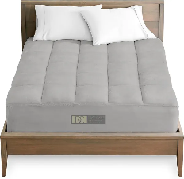 Day_Care_Hotel_Quality_Mattress_Topper_Quilted_Fluffy_Premium_Cotton_Finished_Mattress_Pad_600-GSM_Double_Bed_King_Size_72_x_78_Inch_Quilted_Topper_For_Best_Sleeping_-_(6x6.5_Feet_Silver_Grey)