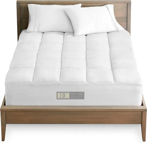 Day_Care_Hotel_Quality_Mattress_Topper_Quilted_Fluffy_Premium_Cotton_Finished_Mattress_Pad_1500-GSM_Double_Bed_King_Size_72_x_78_Inch_Quilted_Topper_For_Best_Sleeping_-_(6x6.5_Feet_White)