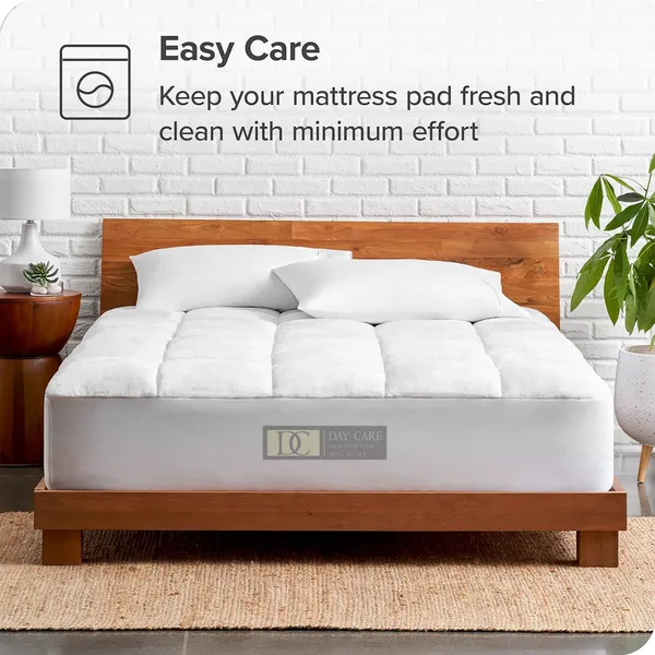 Day_Care_Hotel_Quality_Mattress_Topper_Quilted_Fluffy_Premium_Cotton_Finished_Mattress_Pad_600-GSM_Double_Bed_King_Size_72_x_78_Inch_Quilted_Topper_For_Best_Sleeping_-_(6x6.5_Feet_White)