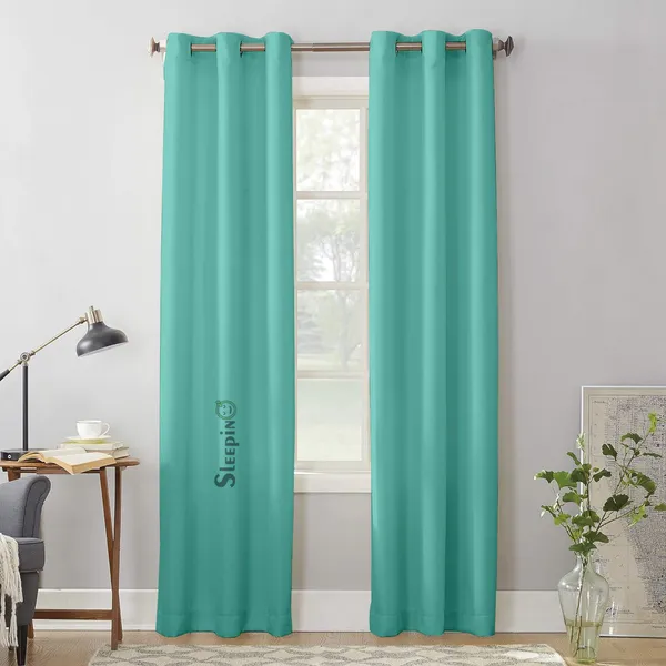 SEEPINO_Blackout_Curtains_-_9_Feet_Long_Door_Blackout_Curtains_Set_of_-_2_|_100%_Room_Darkening_Thermal_Insulated_Curtain_|_Aqua_Blue