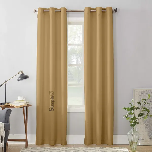 SEEPINO_Blackout_Curtains_-_9_Feet_Long_Door_Blackout_Curtains_Set_of_-_2_|_100%_Room_Darkening_Thermal_Insulated_Curtain_|_Beige