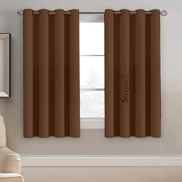 SEEPINO_Blackout_Curtains_-_6_Feet_Door_Blackout_Curtains_Set_of_-_2_|_100%_Room_Darkening_Thermal_Insulated_Curtain_|_Chocolate_Brown