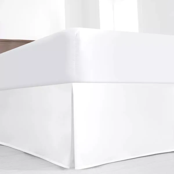 White_Easy_Fit_Box_Pleated_Bed_Skirt
