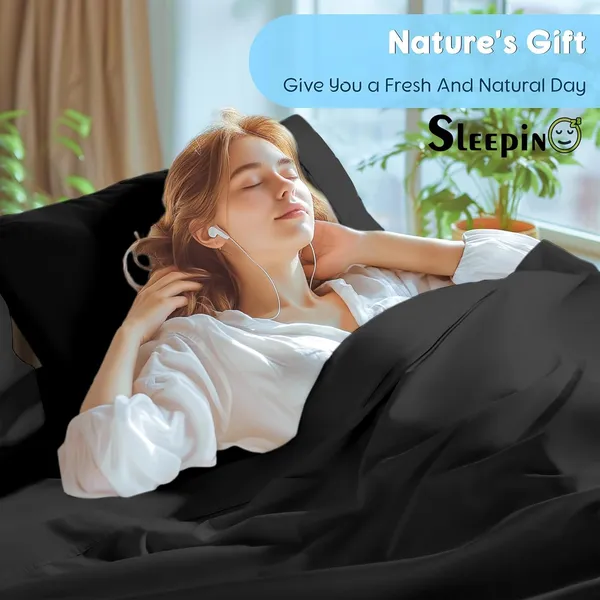 Black_Egyptian_Cotton_400TC_Solid_Bedsheet_With_Pillow_Covers