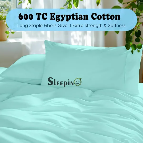 Aqua_Blue_Egyptian_Cotton_400TC_Solid_Bedsheet_With_Pillow_Covers