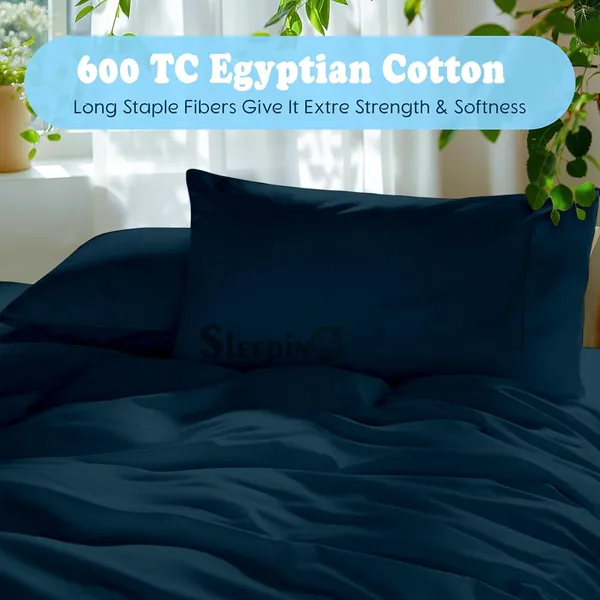 Navy_Blue_Egyptian_Cotton_400TC_Solid_Bedsheet_With_Pillow_Covers