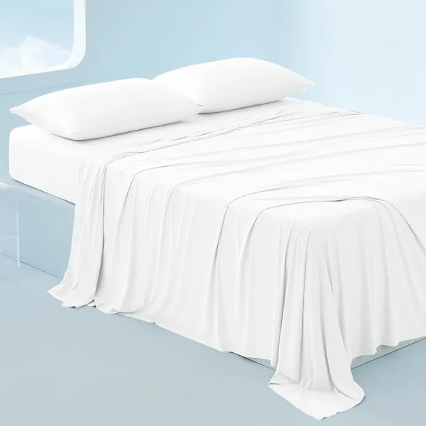 White_Egyptian_Cotton_400TC_All_Around_Elastic_Fitted_Bedsheet_With_Pillow_Cover