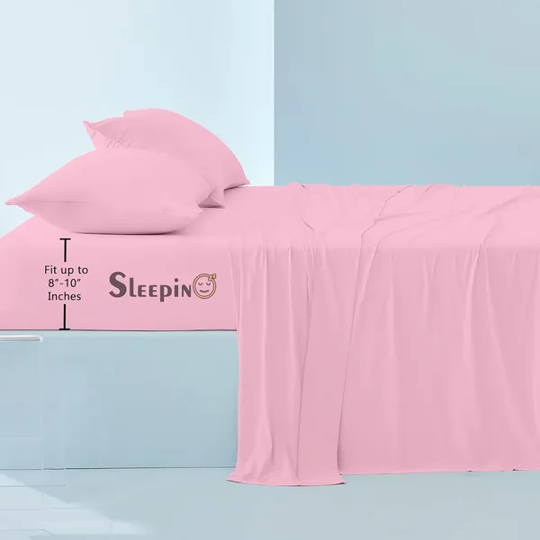 Baby_Pink_Egyptian_Cotton_400TC_All_Around_Elastic_Fitted_Bedsheet_With_Pillow_Cover