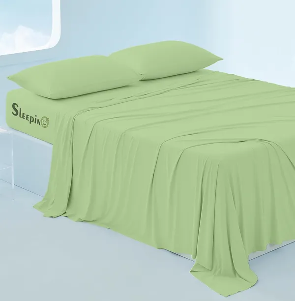 Sage_Green_Egyptian_Cotton_400TC_All_Around_Elastic_Fitted_Bedsheet_With_Pillow_Cover