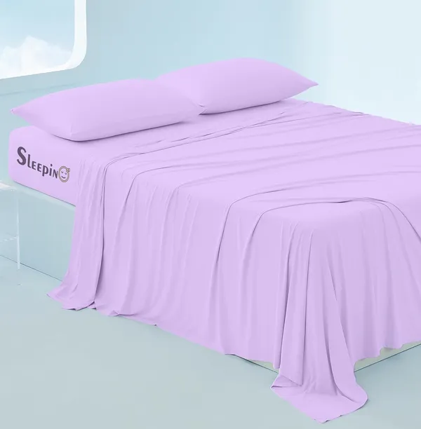 Lavender_Egyptian_Cotton_400TC_All_Around_Elastic_Fitted_Bedsheet_With_Pillow_Cover