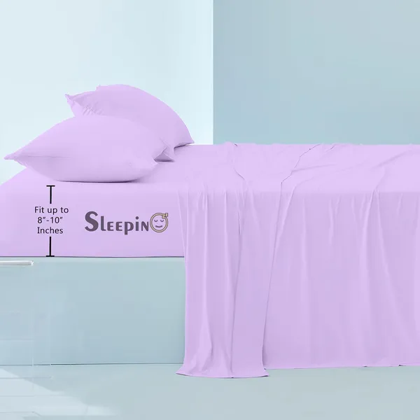 Lavender_Egyptian_Cotton_400TC_All_Around_Elastic_Fitted_Bedsheet_With_Pillow_Cover