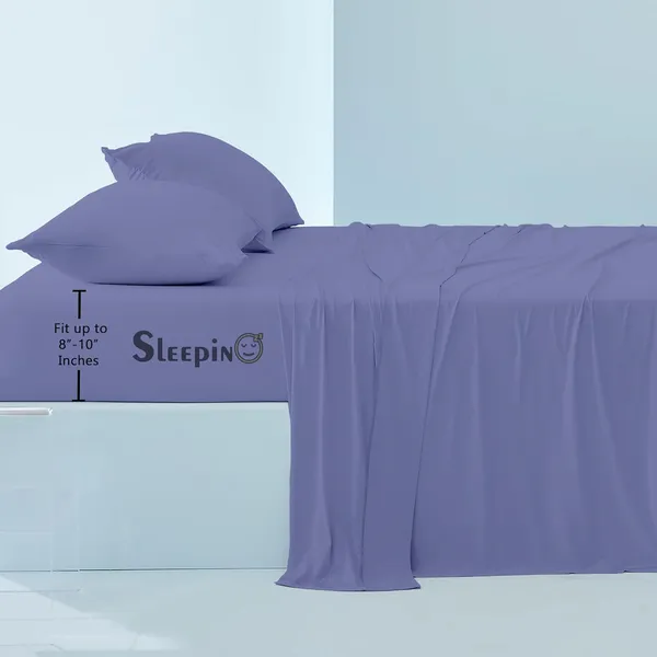Medium_Blue_Egyptian_Cotton_400TC_All_Around_Elastic_Fitted_Bedsheet_With_Pillow_Cover