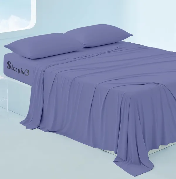Medium_Blue_Egyptian_Cotton_400TC_All_Around_Elastic_Fitted_Bedsheet_With_Pillow_Cover