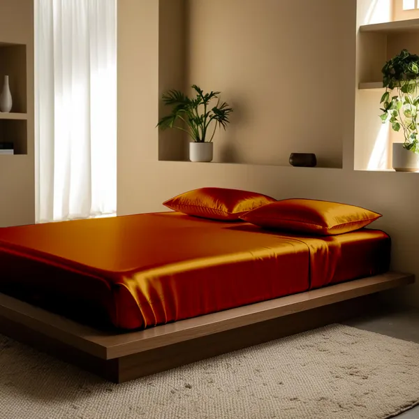 Sleepino_Luxurious_Satin_Elastic_Fitted_Bedsheet_For_with_Pillow_Covers_400TC_Midnight_Luxe_Satin_Royal_Touch_Gifting_Collection_-_Chocolate