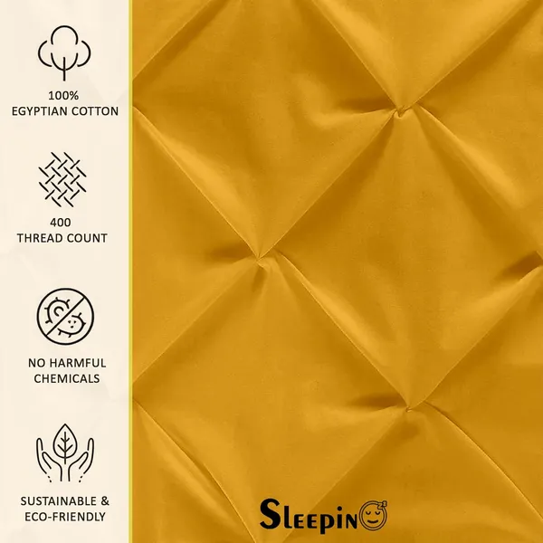 Pack_Of_2_Gold_Microfiber_Pinch_Pleated_Machine_Washable_Pillow_Cover