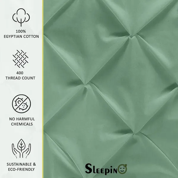 Pack_Of_2_Emerald_Green_Microfiber_Pinch_Pleated_Machine_Washable_Pillow_Cover