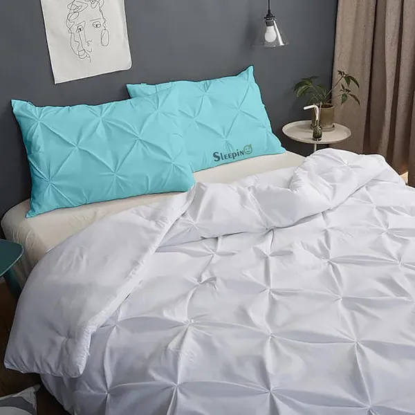 Pack_Of_6_Sky_Blue_Microfiber_Pinch_Pleated_Machine_Washable_Pillow_Cover