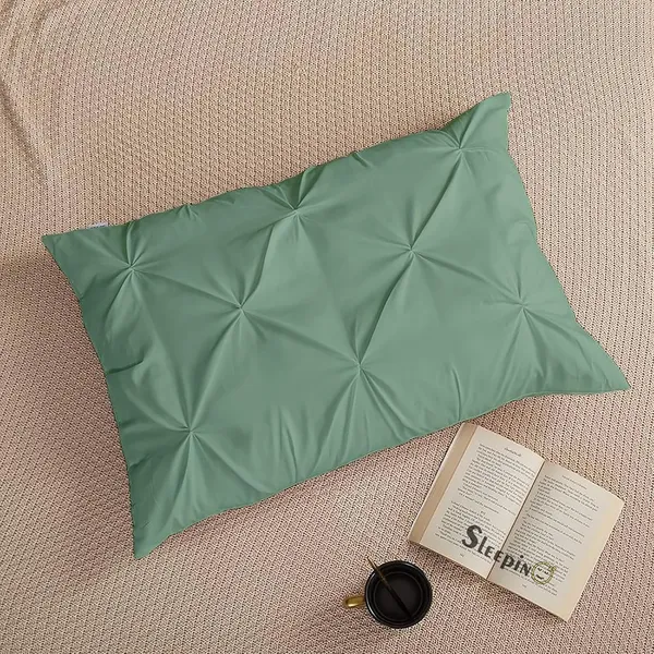 Pack_Of_6_Emerald_Green_Microfiber_Pinch_Pleated_Machine_Washable_Pillow_Cover