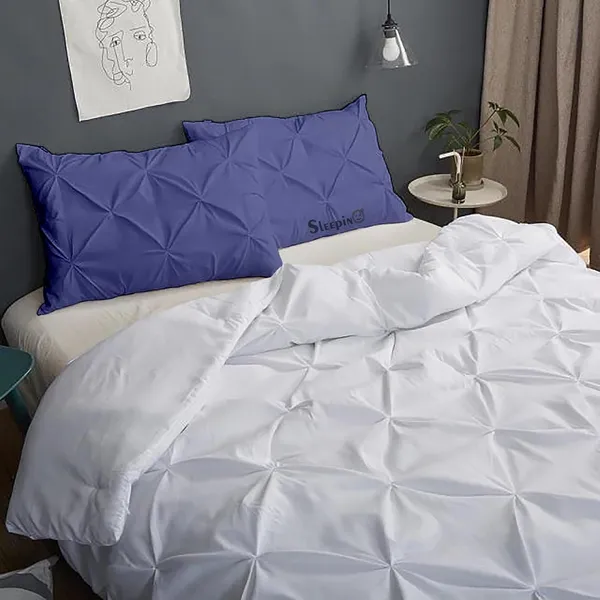 Pack_Of_8_Medium_Blue_Microfiber_Pinch_Pleated_Machine_Washable_Pillow_Cover