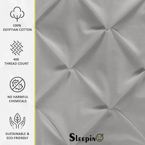 Pack_Of_8_Silver_Grey_Microfiber_Pinch_Pleated_Machine_Washable_Pillow_Cover