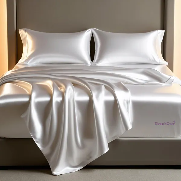 White_Sleepino_Luxurious_Satin_Bedsheet_with_Pillow_Covers_|_Dreamy_&_Romantic_Night_Bedsheet_|_Velvet_Glow_Satin_Home_Furnishing_Gift_For_Couple_&_Women