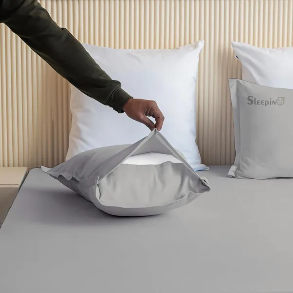 Silver_Soft_Finish_Cotton_Feel_Elastic_Fitted_Bedsheet