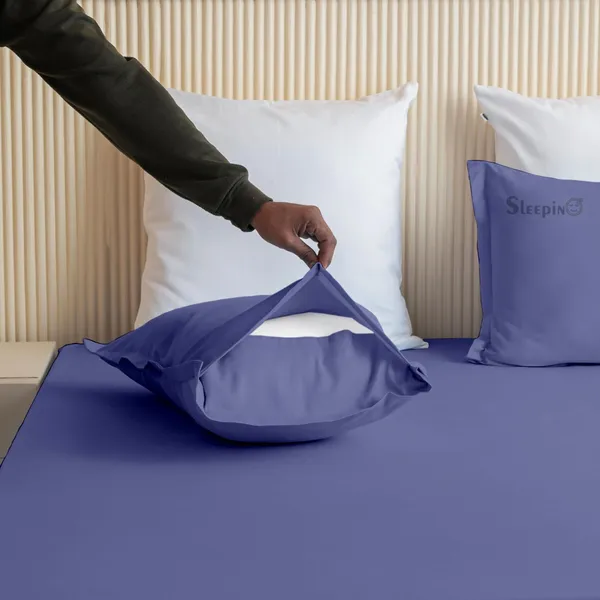 Medium_Blue_Soft_Finish_Cotton_Feel_Elastic_Fitted_Bedsheet